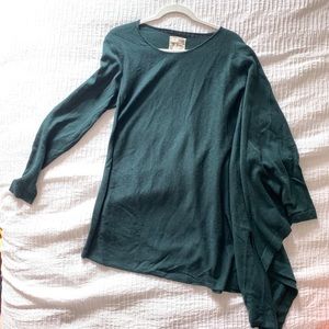 Beautiful green sweater/cape